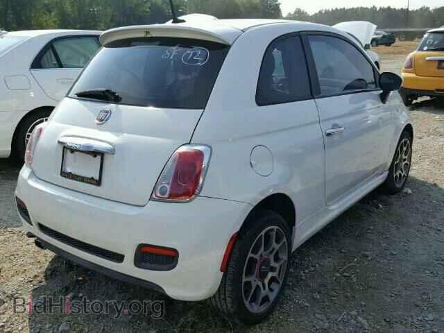 2012 FIAT 500 - VIN: 3C3CFFBR4CT109681 - Фото 4