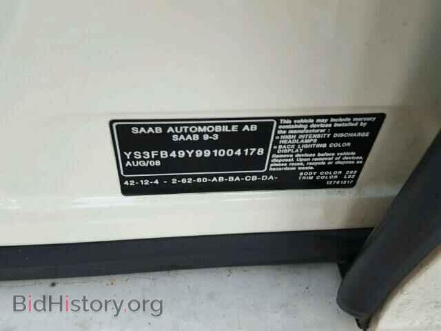 2009 SAAB 9 3 - VIN: YS3FB49Y991004178 - Photo 10