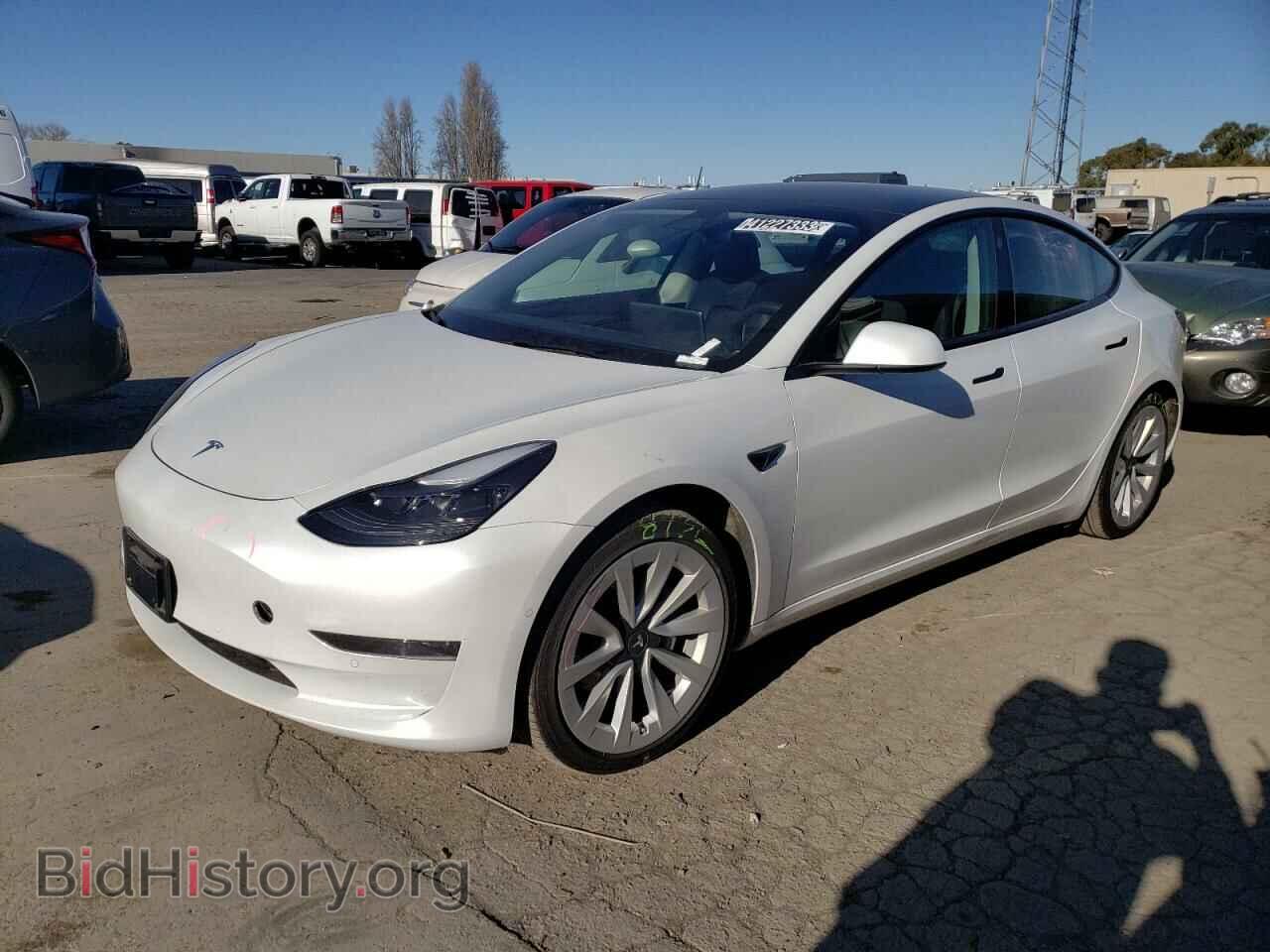 Photo 5YJ3E1EA2NF143854 - TESLA MODEL 3 2022