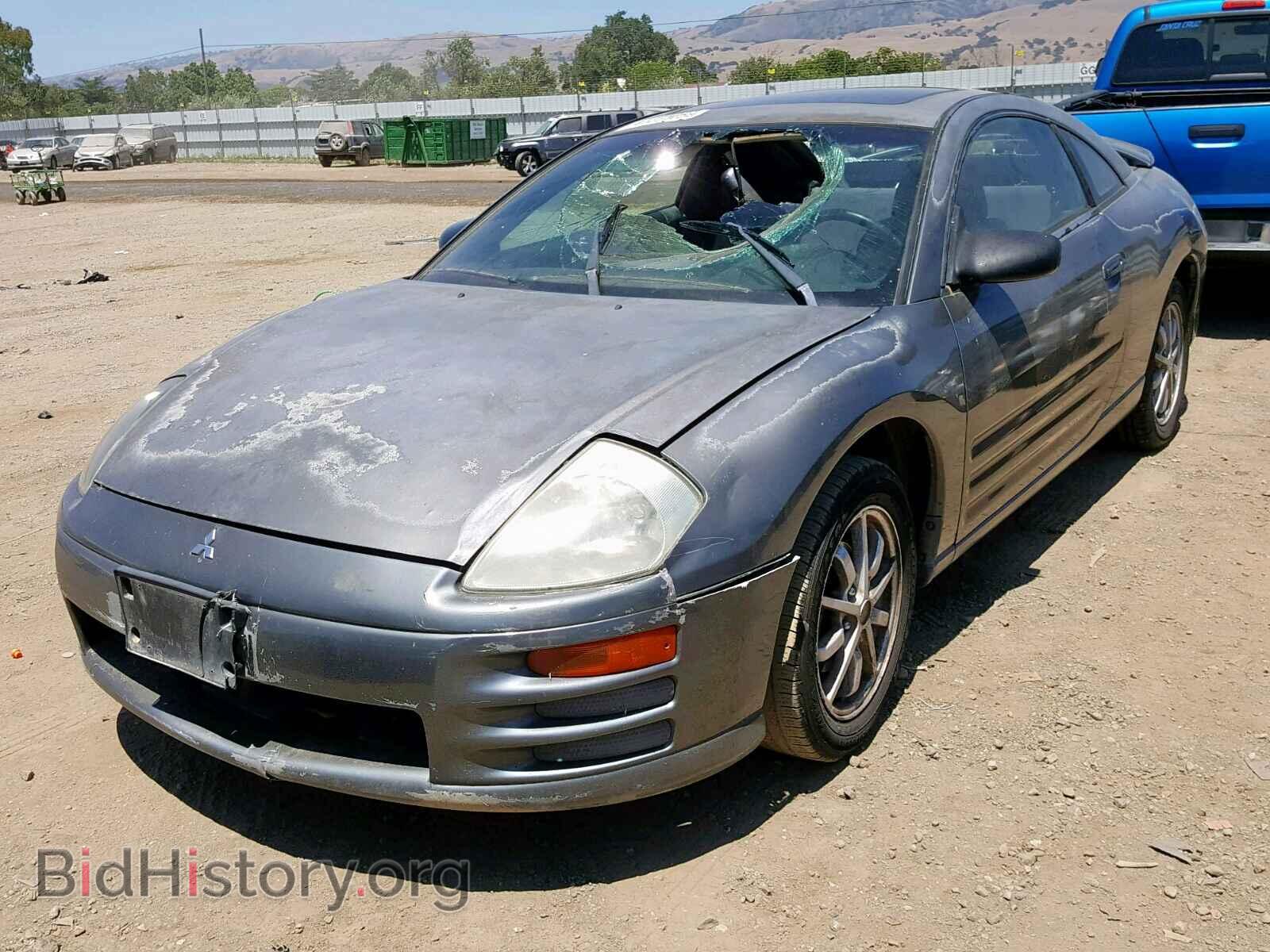 2002 MITSUBISHI ECLIPSE - VIN: 4A3AC44G62E086766 - Фото 2
