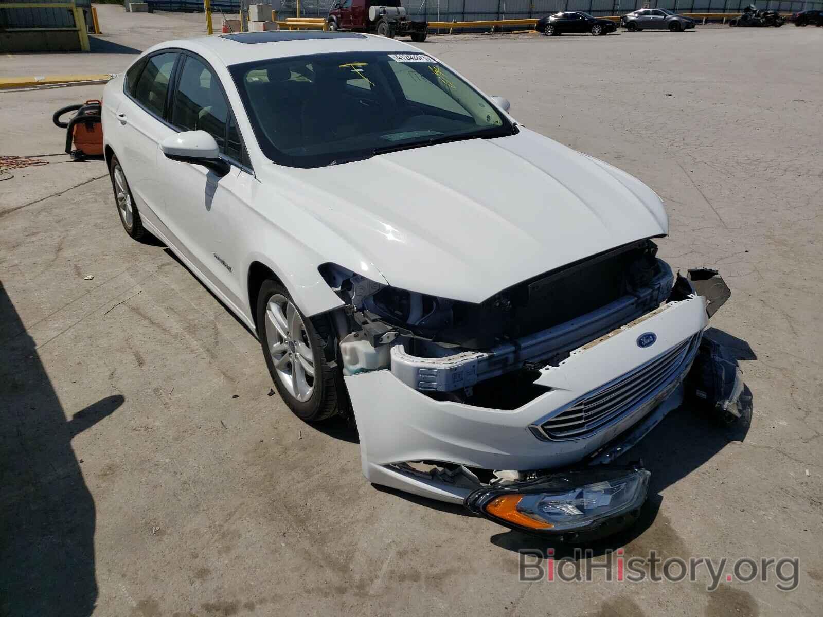 Photo 3FA6P0LU4JR140838 - FORD FUSION 2018