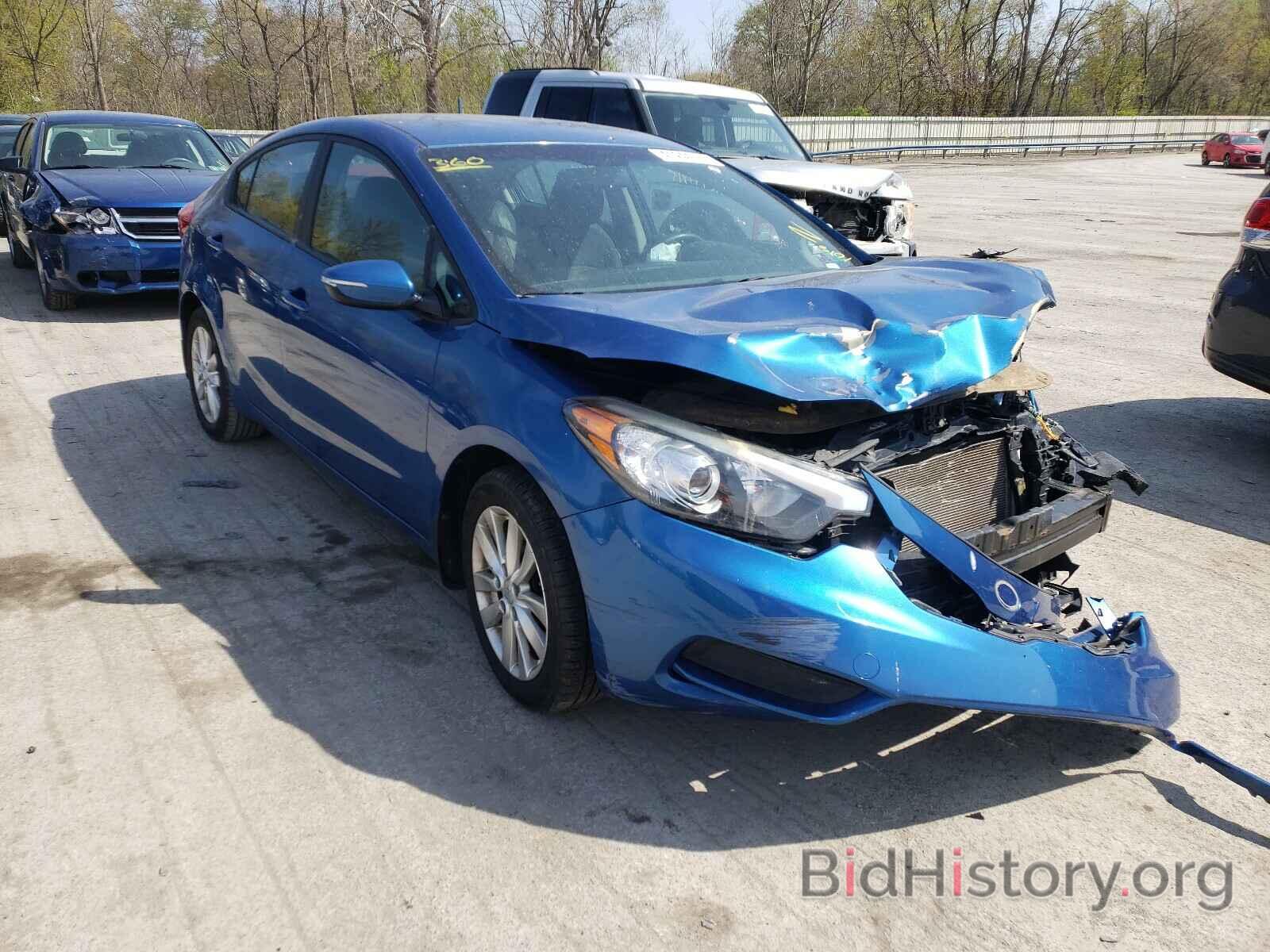 Photo KNAFX4A66E5074949 - KIA FORTE 2014