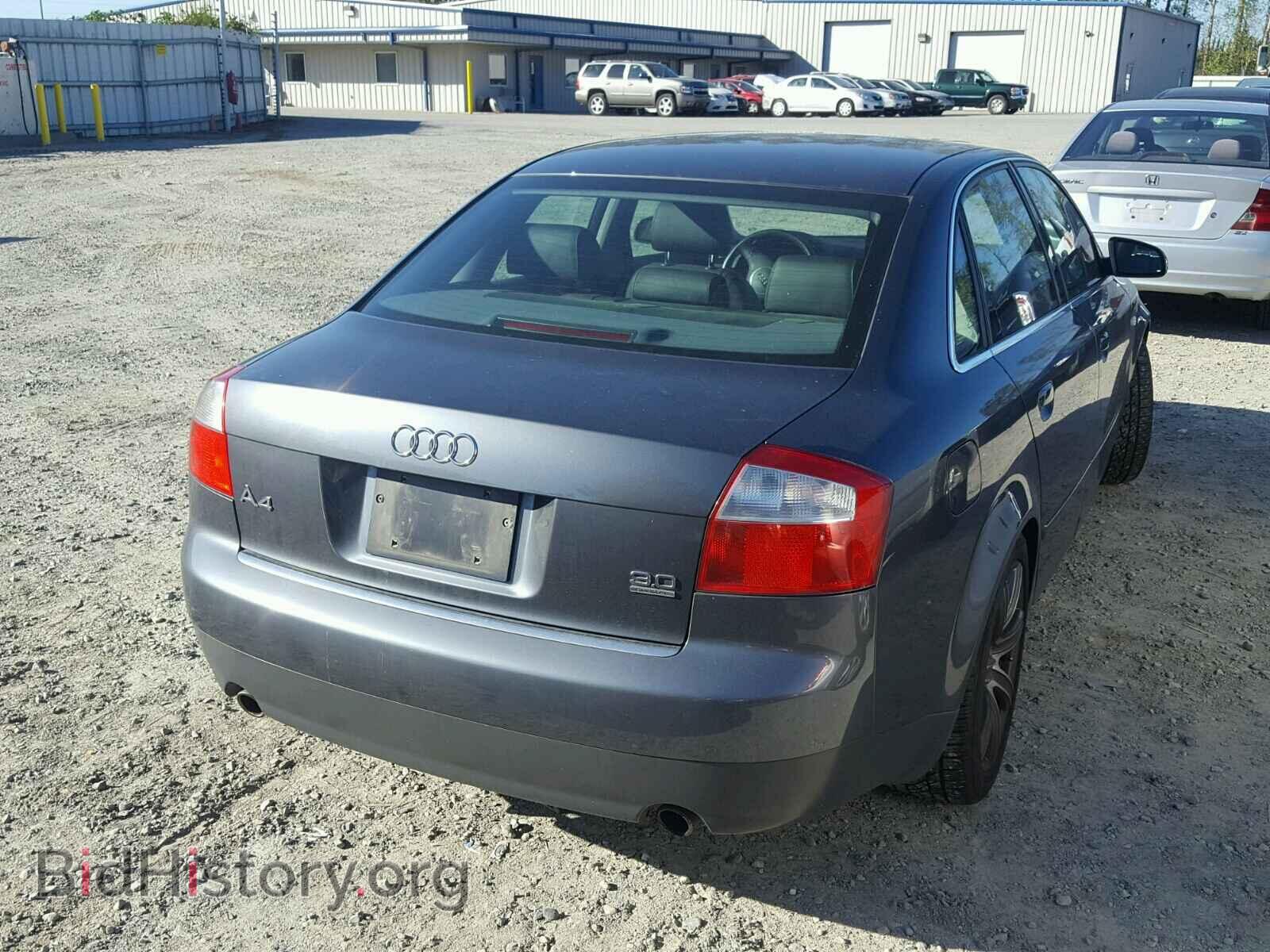 2002 AUDI A4 - VIN: WAULT68E92A314005 - Фото 4