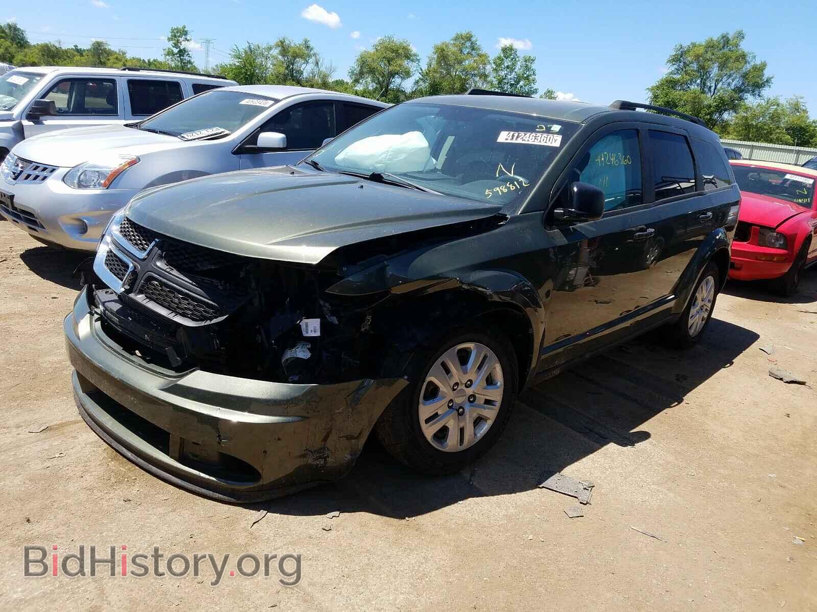2017 DODGE JOURNEY - VIN: 3C4PDCAB8HT598812 - Фото 2
