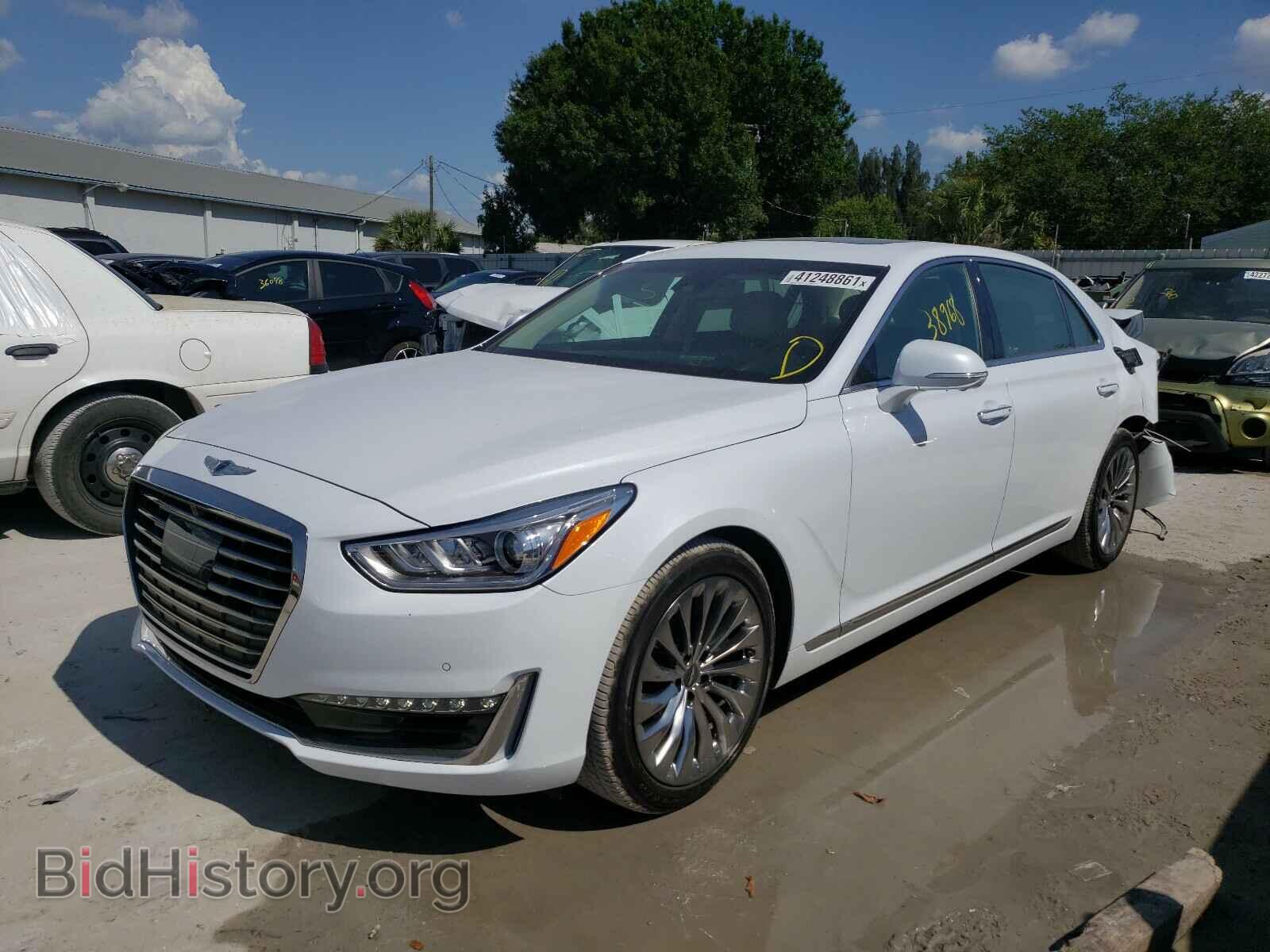 2018 GENESIS G90 - VIN: KMHG34JA2JU044494 - Фото 2