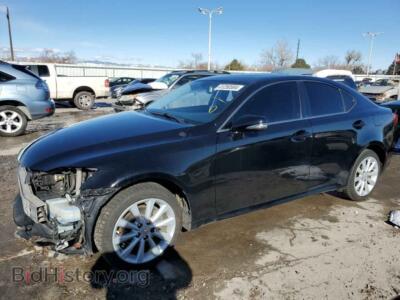 2010 Lexus IS 250, черный — VIN JTHCF5C20A2033347, Copart