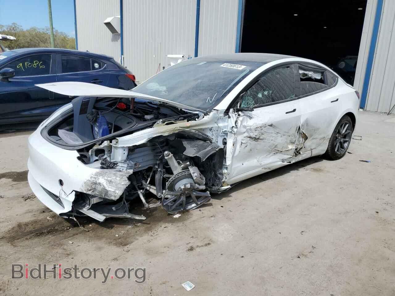 Photo 5YJ3E1EB5MF983375 - TESLA MODEL 3 2021