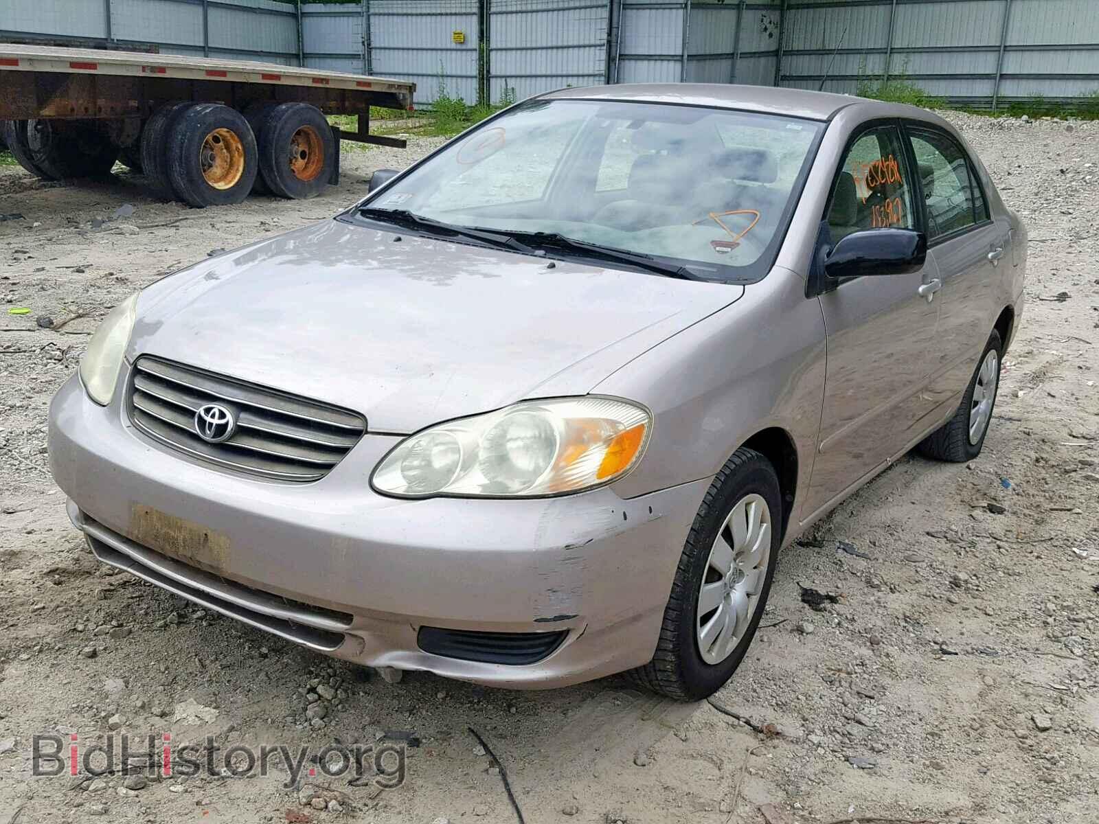 2003 TOYOTA COROLLA - VIN: 2T1BR32E73C105301 - Фото 2