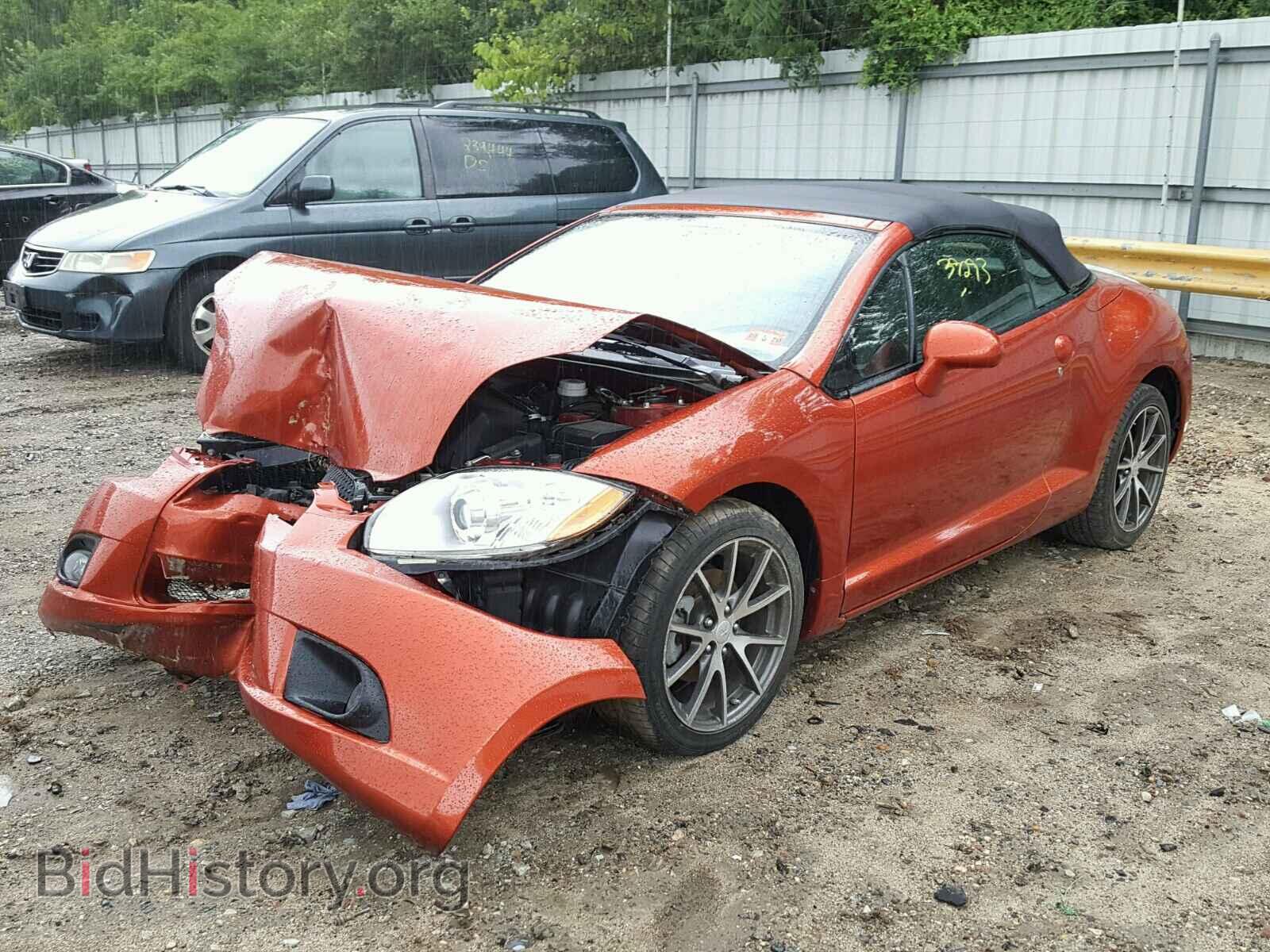2011 MITSUBISHI ECLIPSE - VIN: 4A37L5EF3BE001176 - Photo 2