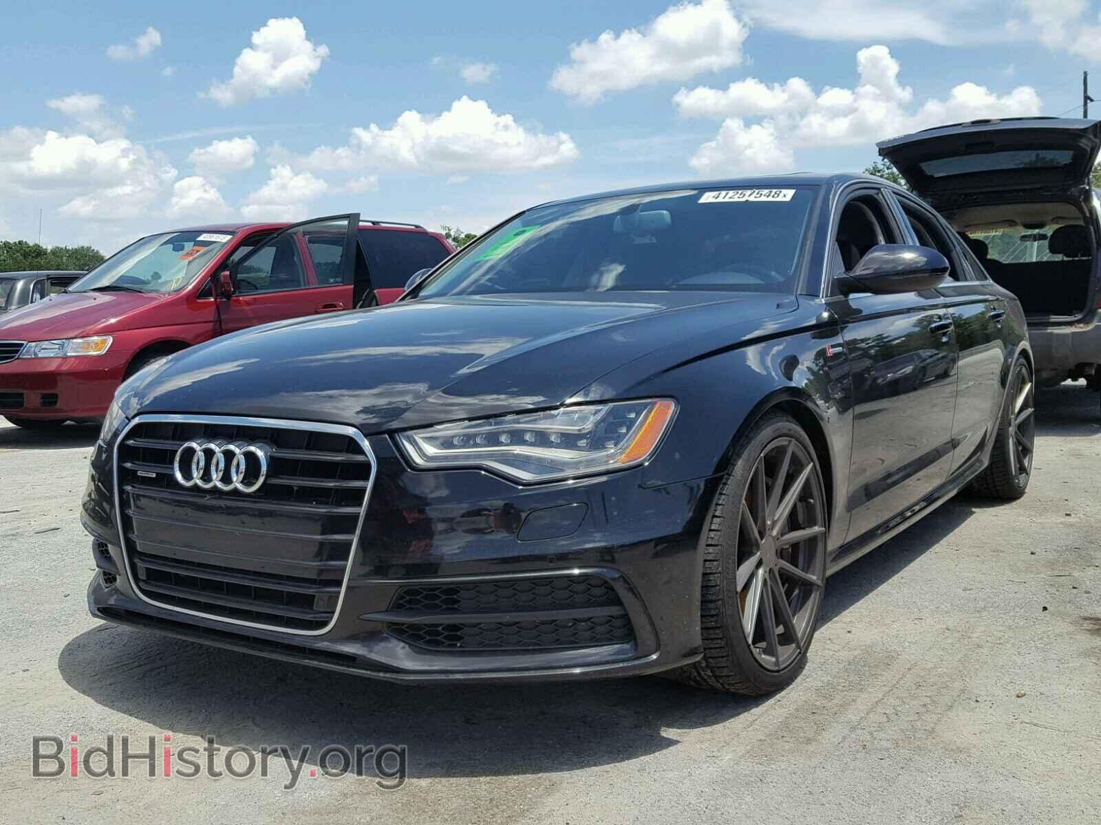 2013 AUDI A6 - VIN: WAUHGAFC8DN070485 - Фото 2