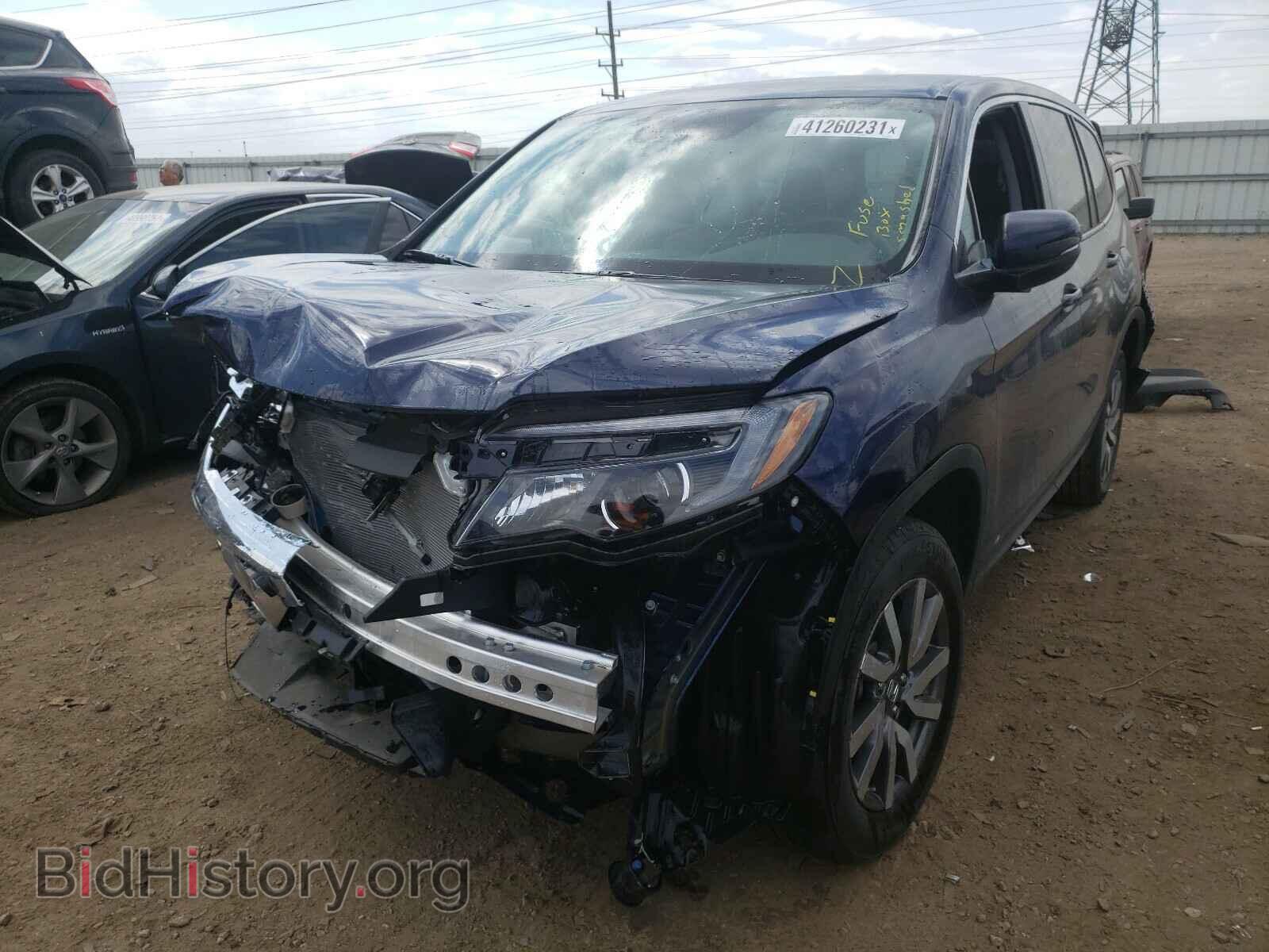 2021 HONDA PILOT - VIN: 5FNYF6H55MB019400 - Фото 2