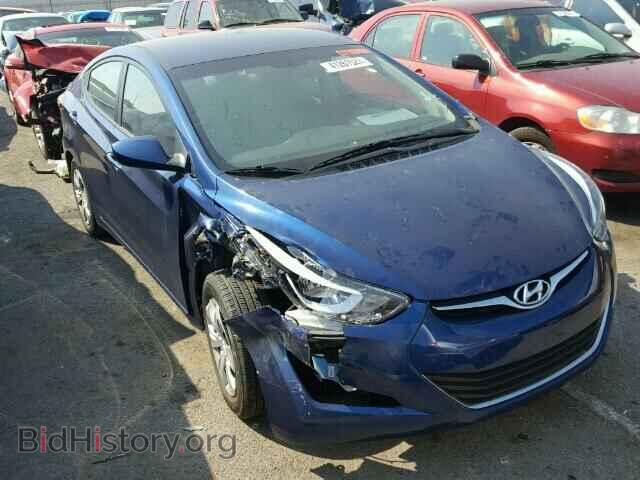 Фотография 5NPDH4AEXGH705252 - HYUNDAI ELANTRA 2016