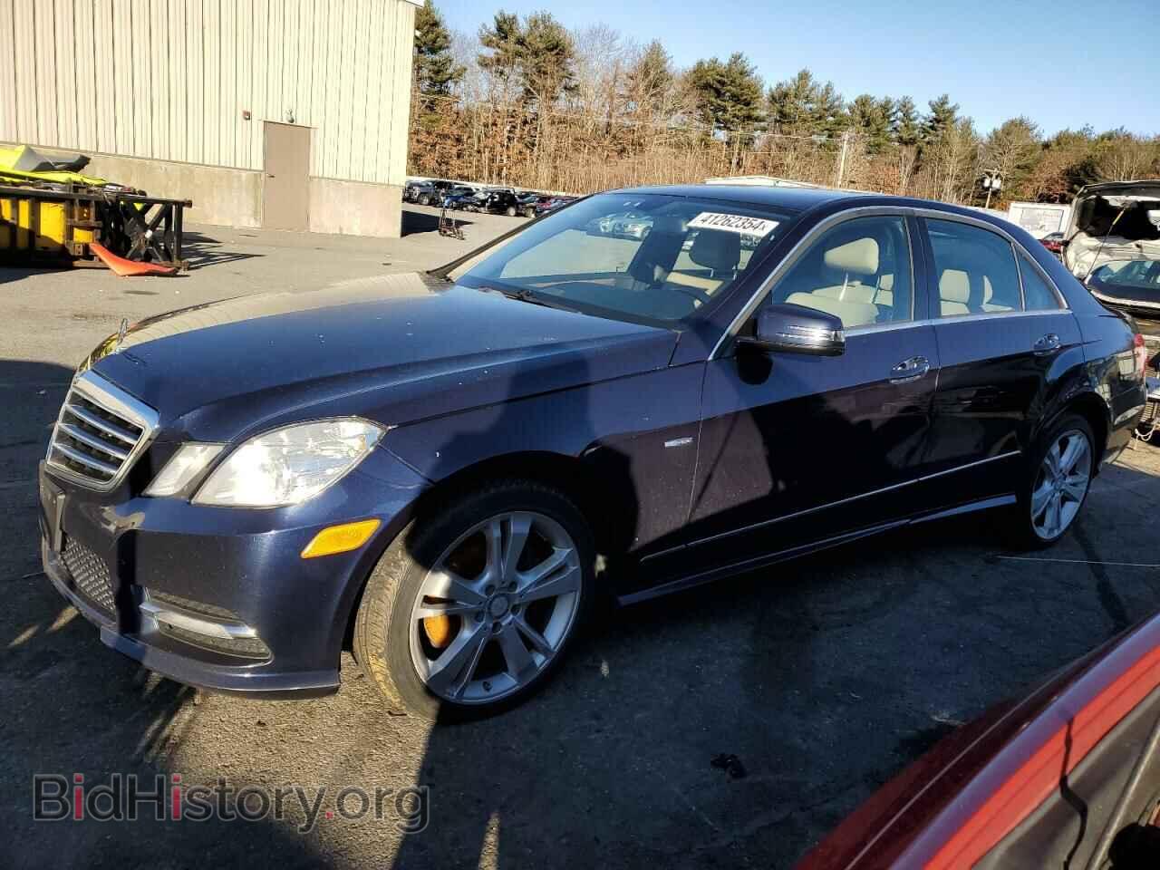 Photo WDDHF8JB1CA620344 - MERCEDES-BENZ E-CLASS 2012