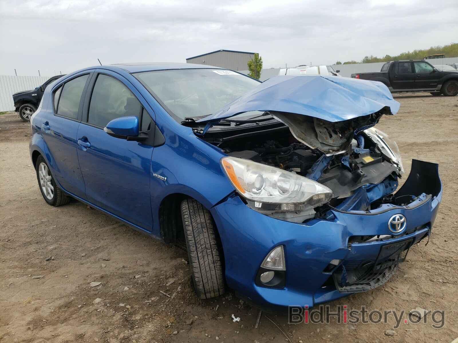 Photo JTDKDTB30C1021077 - TOYOTA PRIUS 2012