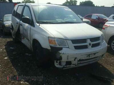 2010 Dodge CARAVAN Grand Cara, white — VIN 2D4RN1AE8AR233370, Copart