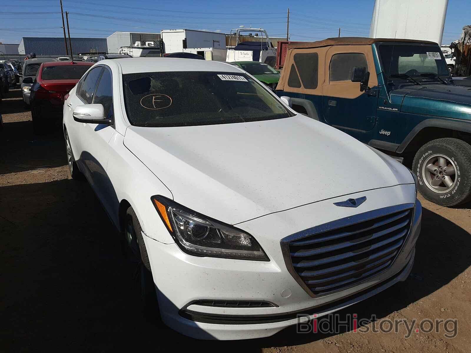 Photo KMHGN4JE0GU124785 - HYUNDAI GENESIS 2016