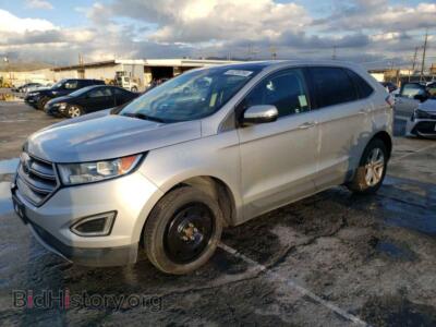 2017 Ford EDGE SEL, серебристый — VIN 2FMPK4J97HBC45154, Copart