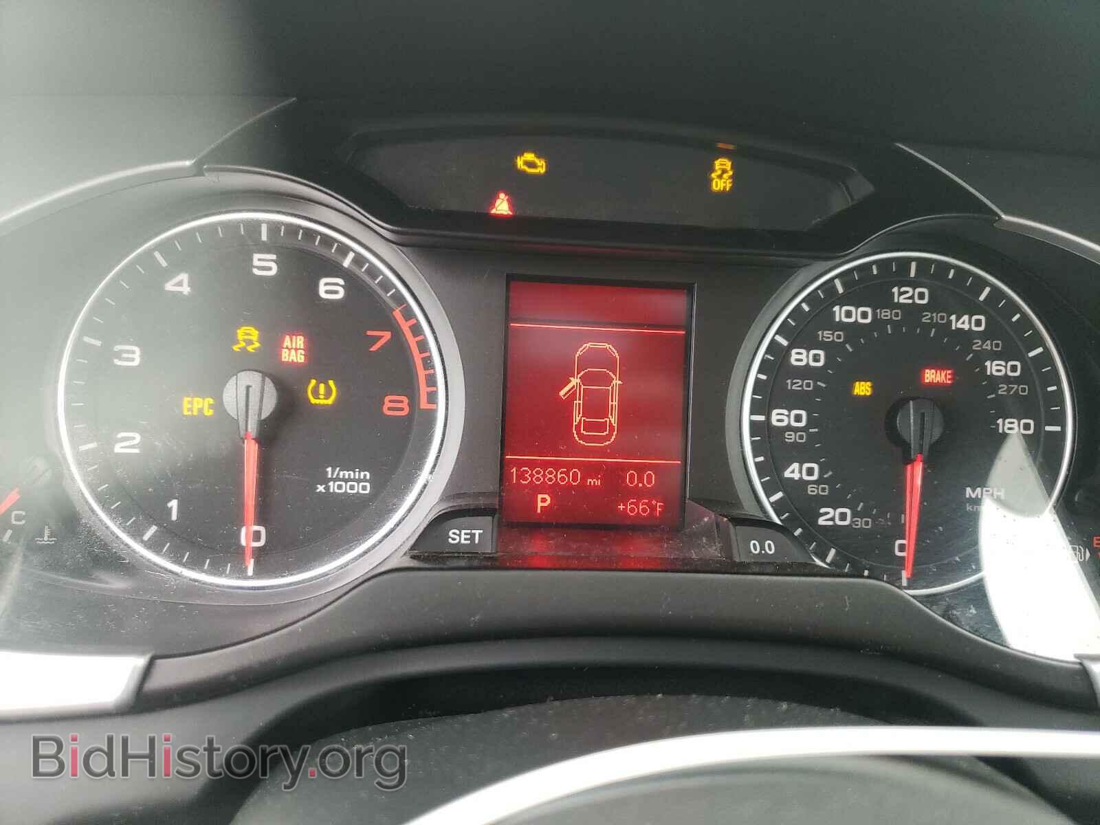 2012 AUDI A4 - VIN: WAUEFAFL3CA069580 - Фото 8