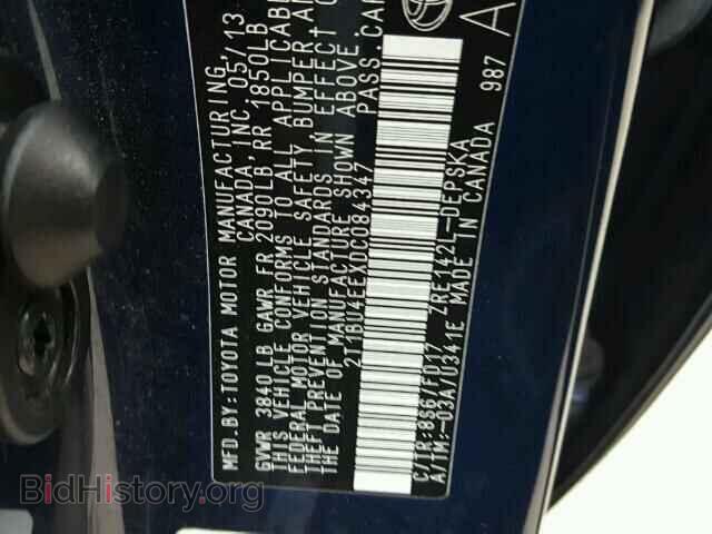2013 TOYOTA COROLLA - VIN: 2T1BU4EEXDC084347 - Photo 10