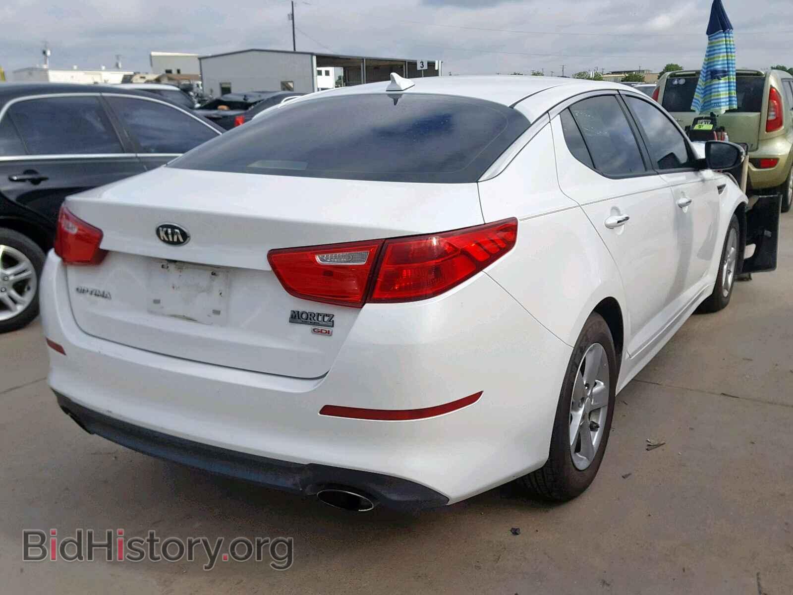 2015 KIA OPTIMA - VIN: 5XXGM4A72FG373733 - Фото 4