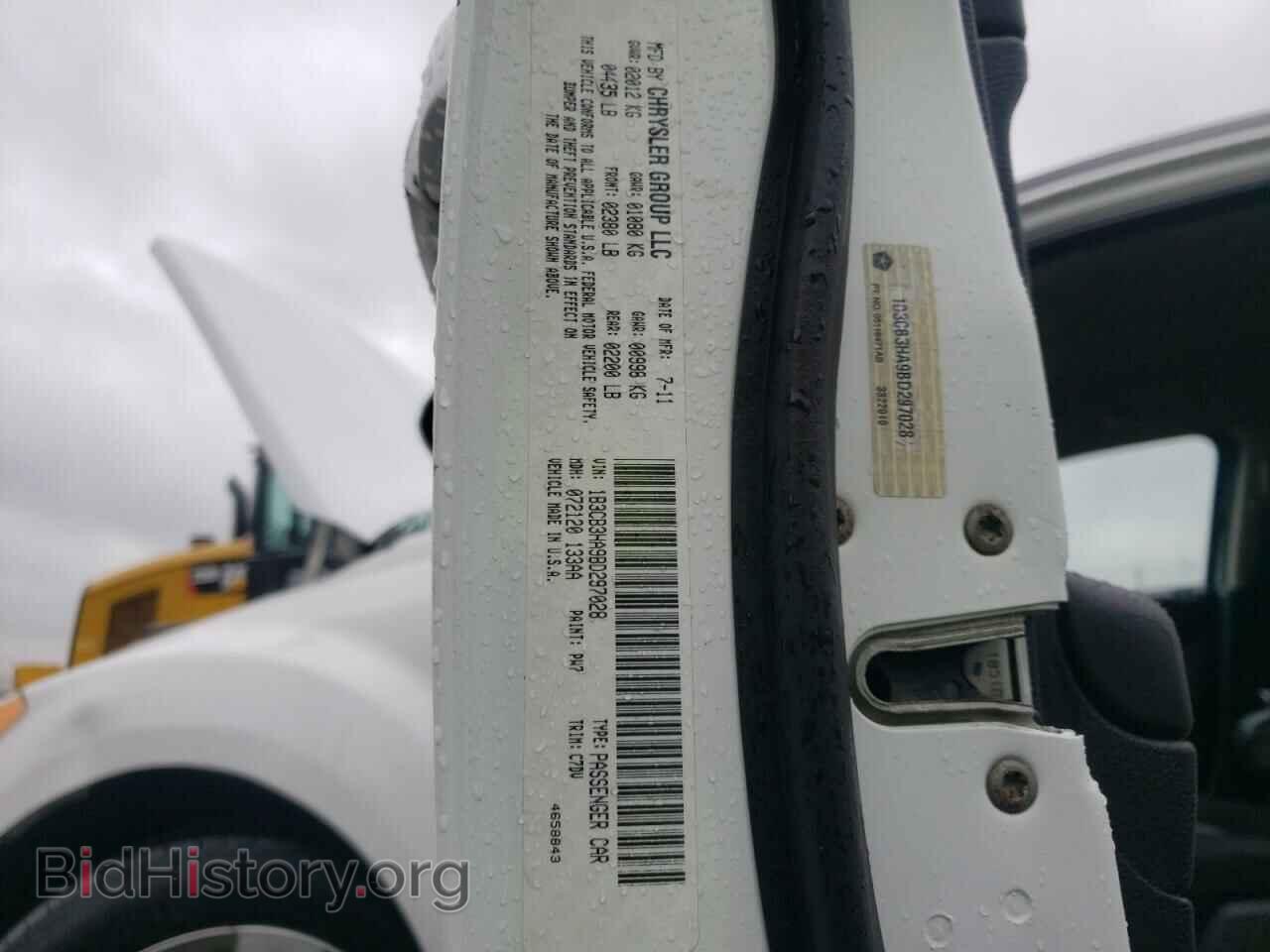 2011 DODGE CALIBER - VIN: 1B3CB3HA9BD297028 - Photo 10