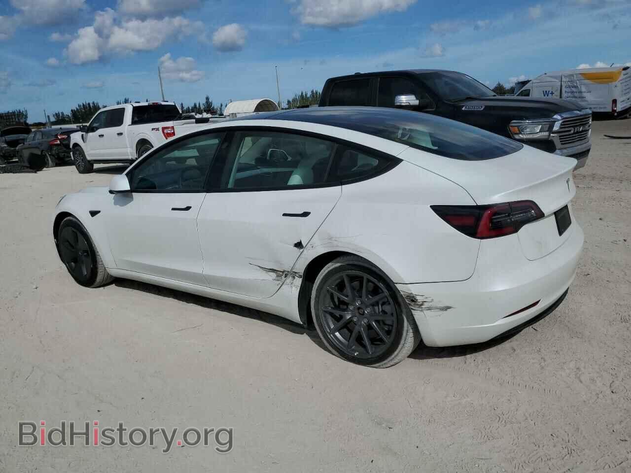 2022 TESLA MODEL 3 - VIN: 5YJ3E1EA0NF117625 - Фото 2