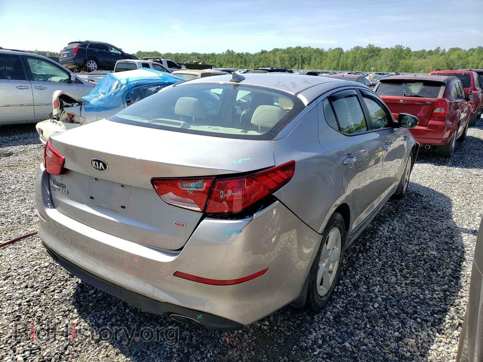 2014 KIA OPTIMA - VIN: KNAGM4A79E5485509 - Фото 3