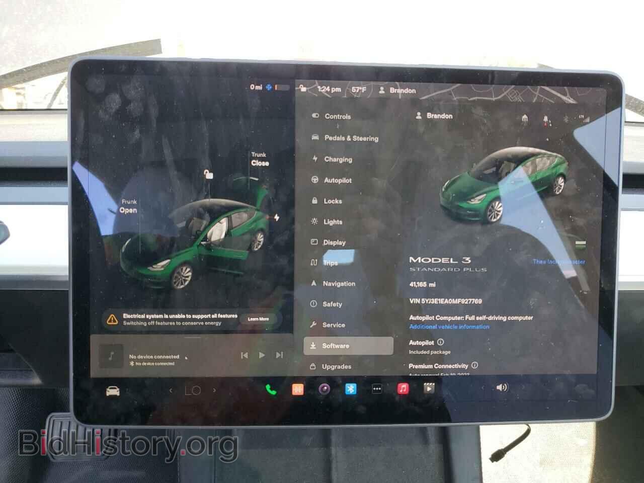 2021 TESLA MODEL 3 - VIN: 5YJ3E1EA0MF927769 - Photo 9