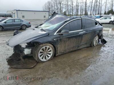2017 Tesla MODEL X, черный — VIN 5YJXCDE29HF050108, Copart