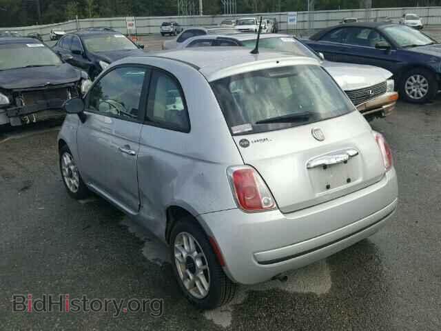 2012 FIAT 500 - VIN: 3C3CFFAR8CT124220 - Фото 3