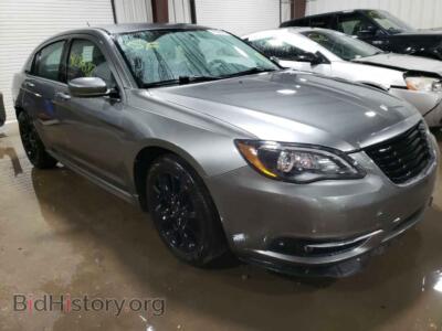 2013 Chrysler 200 200 Limite, серый — VIN 1C3CCBCG6DN719632, Copart