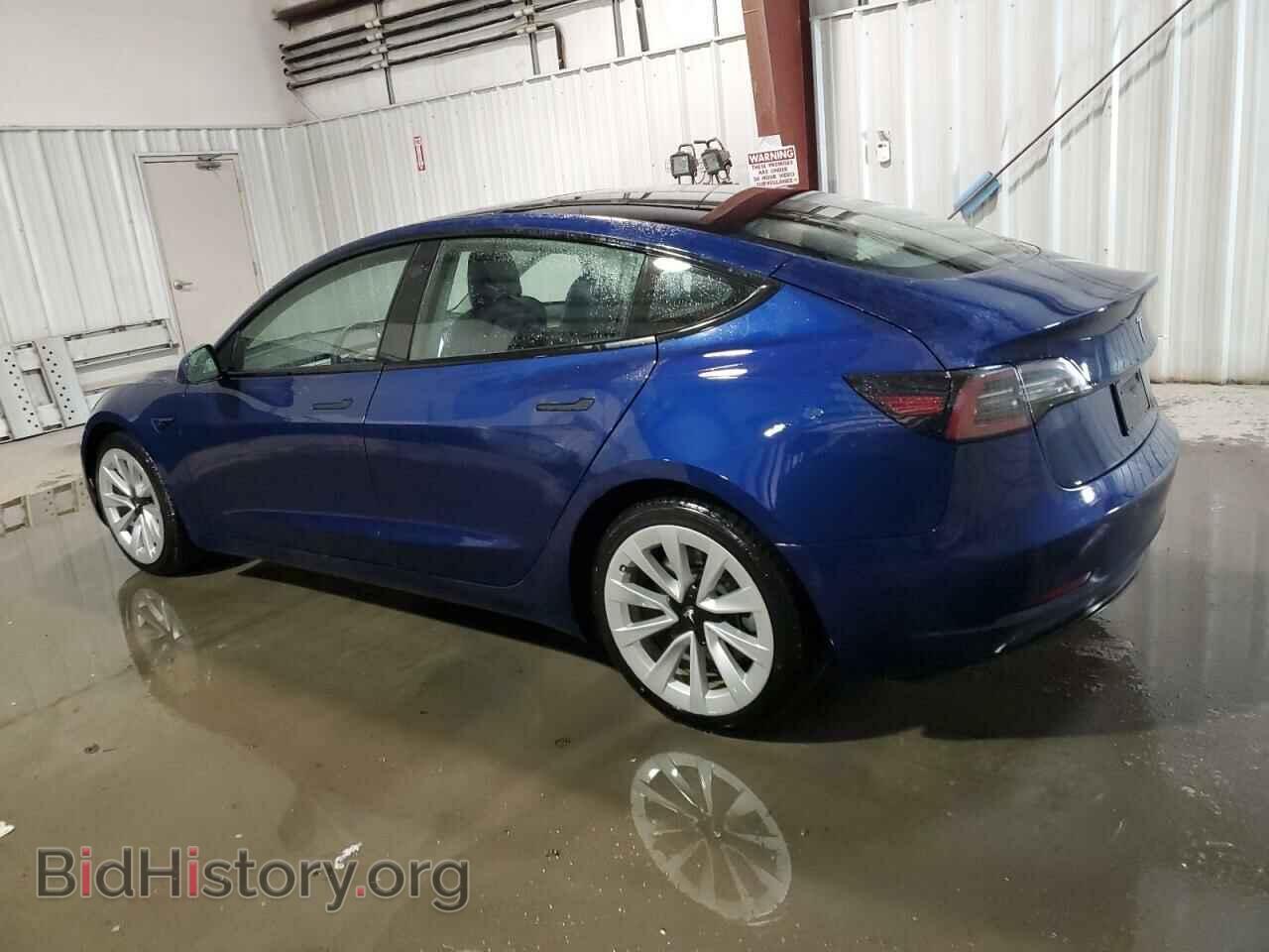 2022 TESLA MODEL 3 - VIN: 5YJ3E1EA1NF189675 - Фото 2