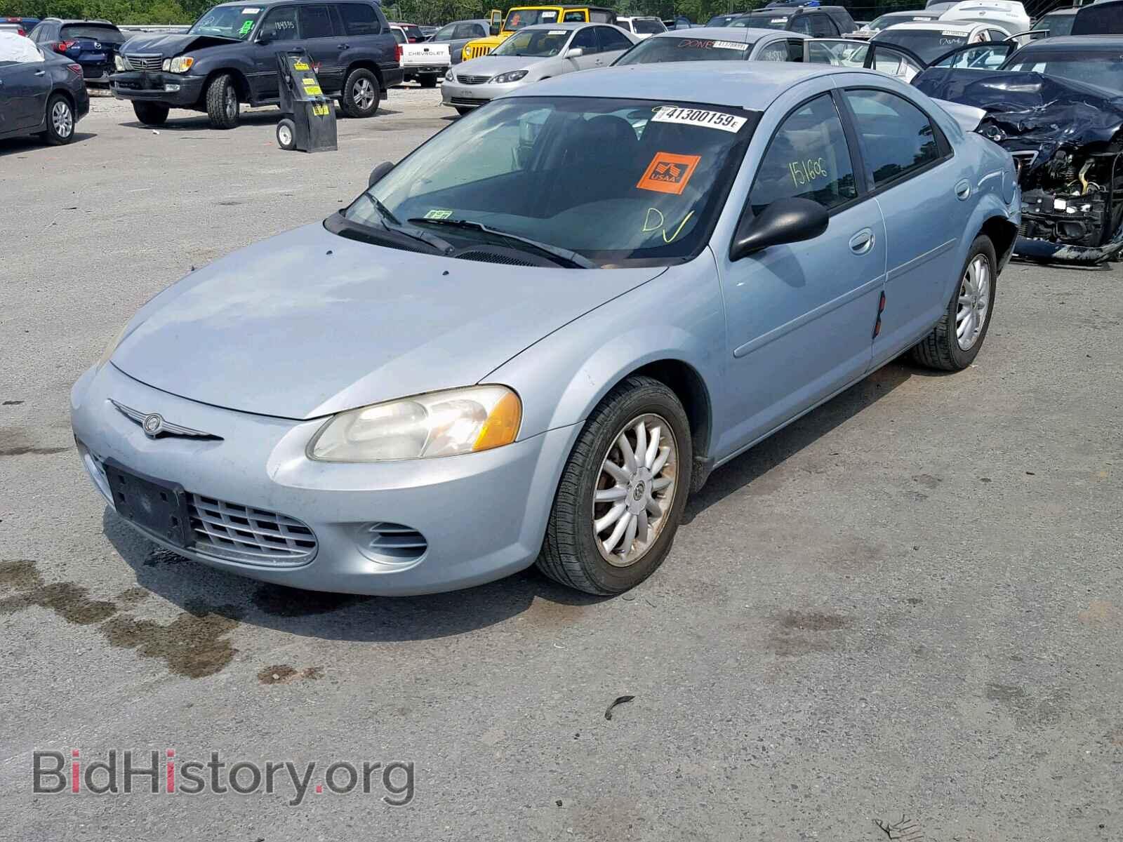 2002 CHRYSLER SEBRING - VIN: 1C3EL46X92N240814 - Фото 2