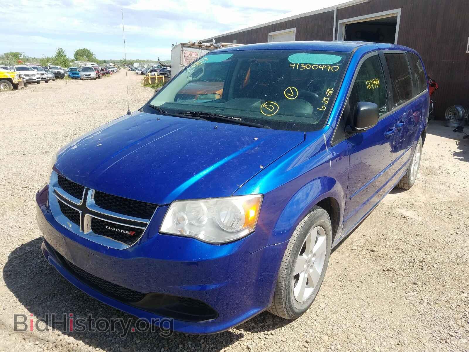 2013 DODGE CARAVAN - VIN: 2C4RDGBG4DR636267 - Фото 2