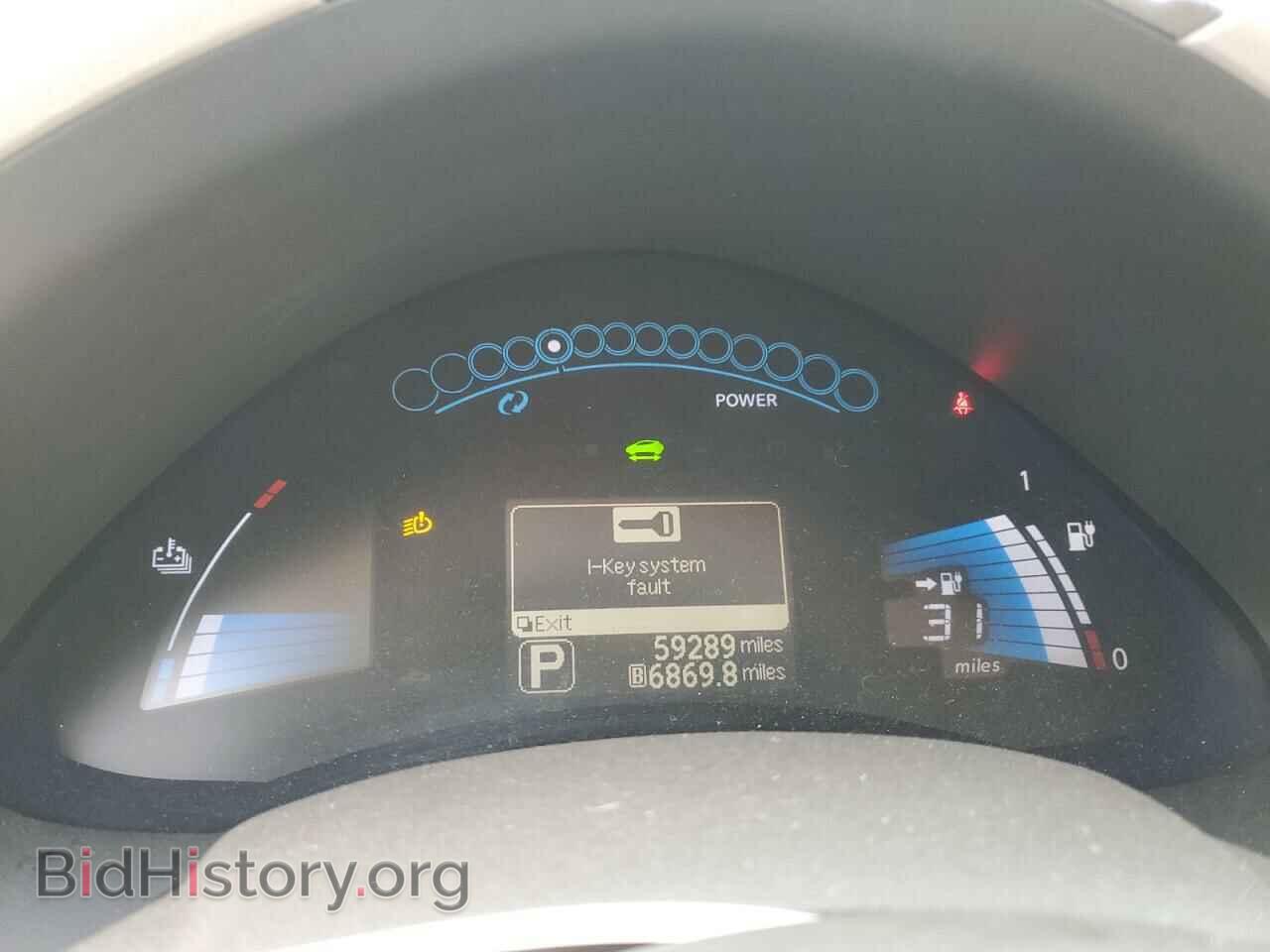 2012 NISSAN LEAF - VIN: JN1AZ0CP0CT021908 - Фото 9