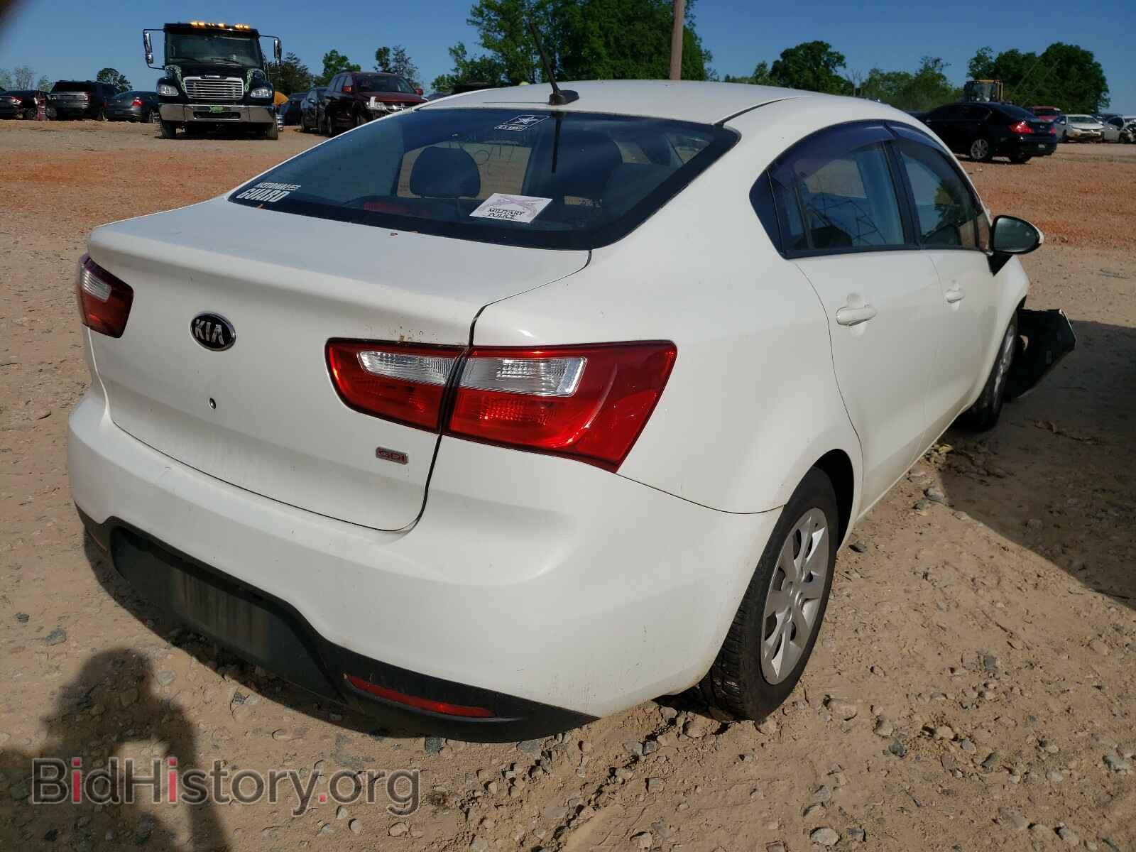 2013 KIA RIO - VIN: KNADM4A33D6238009 - Фото 4