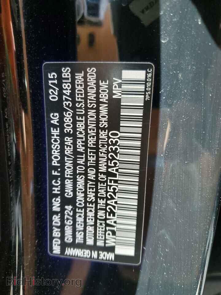 2015 PORSCHE CAYENNE - VIN: WP1AE2A25FLA52330 - Фото 12