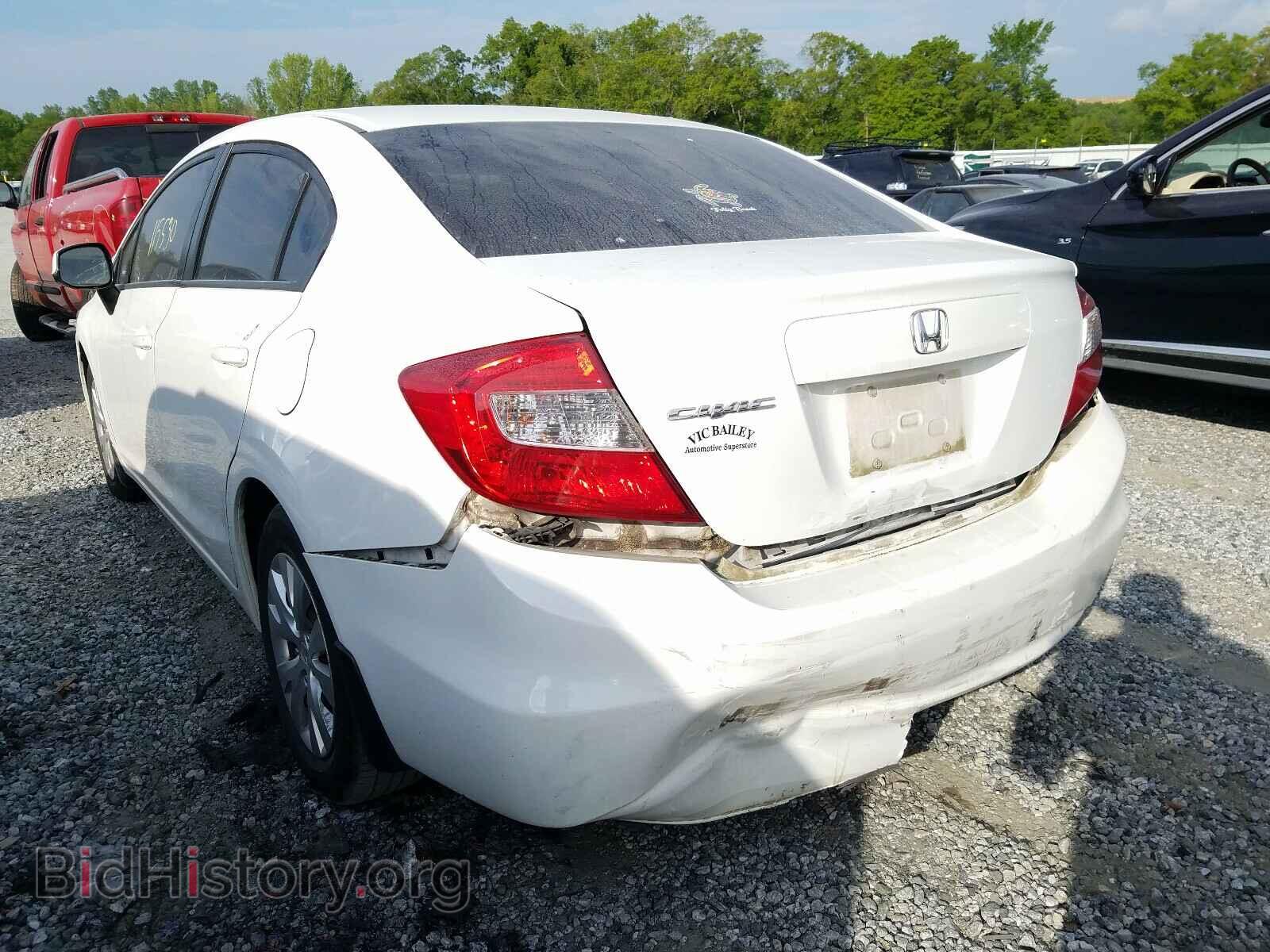 2012 HONDA CIVIC - VIN: 2HGFB2F55CH309094 - Photo 2