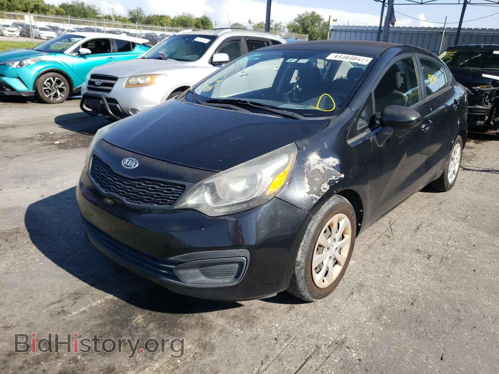 2013 KIA RIO - VIN: KNADM4A3XD6105991 - Фото 2