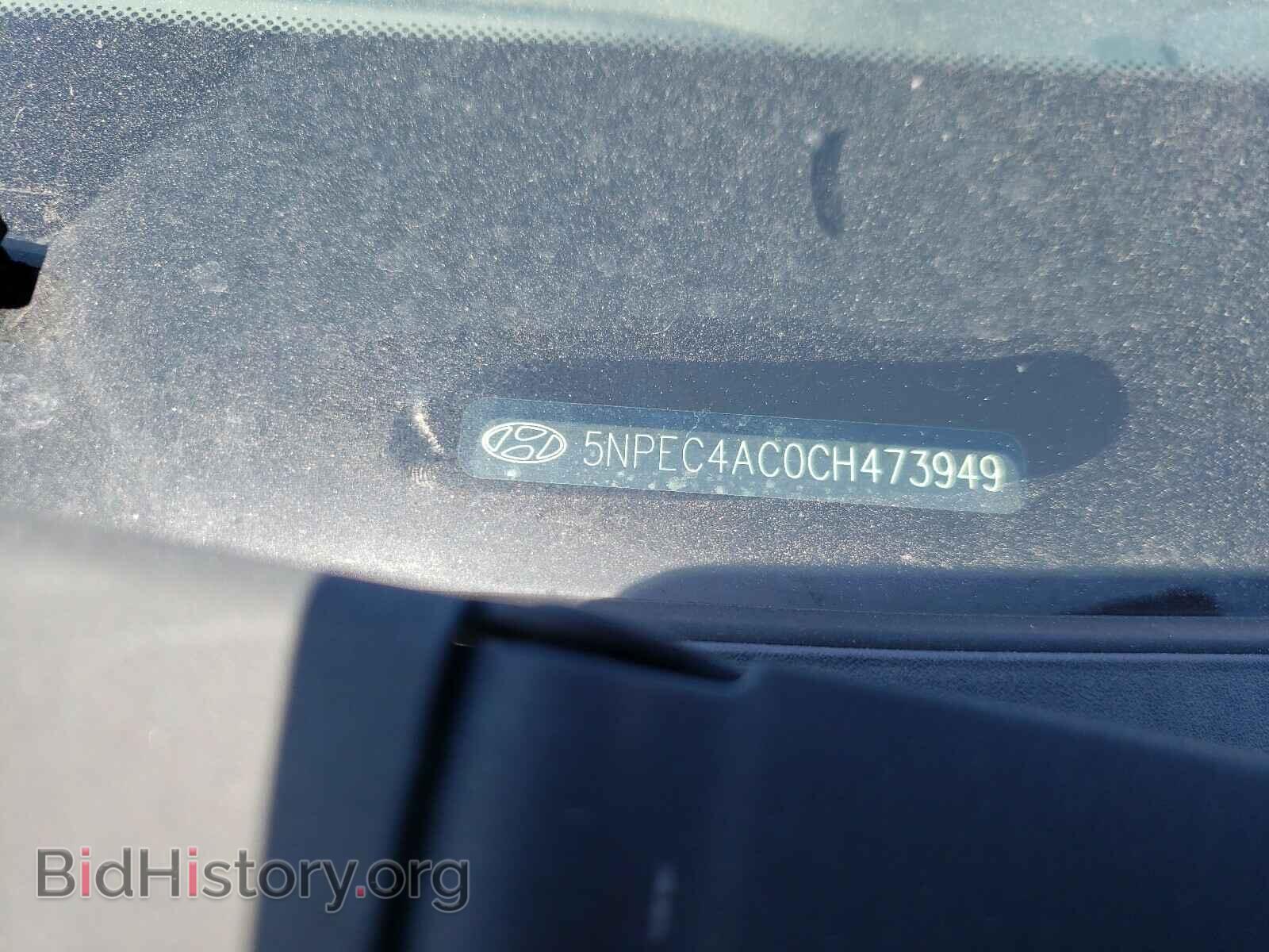 2012 HYUNDAI SONATA - VIN: 5NPEC4AC0CH473949 - Photo 10
