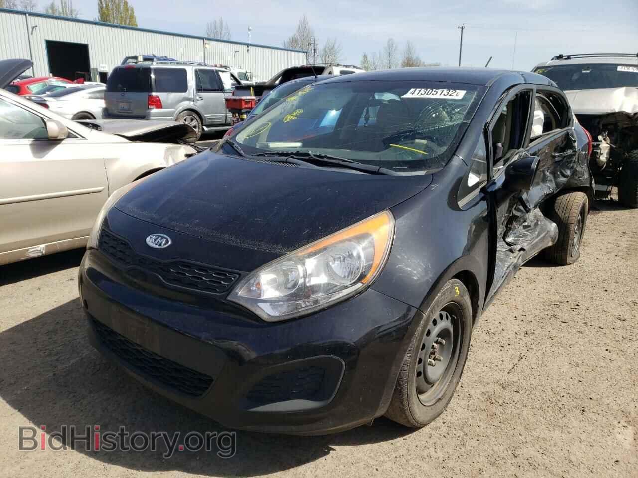 2012 KIA RIO - VIN: KNADM5A34C6016924 - Фото 2