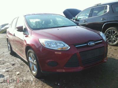 2014 Ford FOCUS Focus SE, red — VIN 1FADP3F24EL181350, Copart