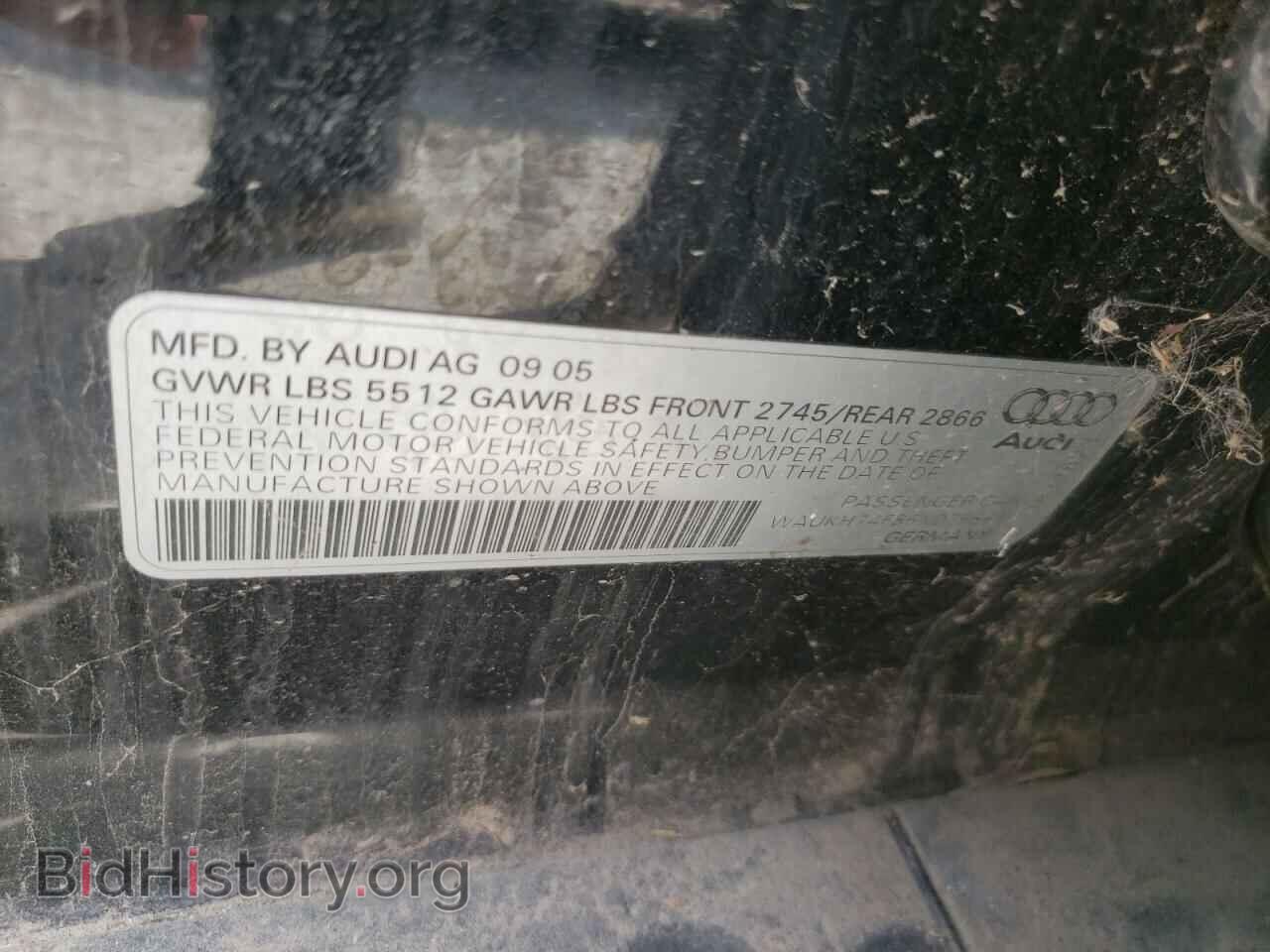 2006 AUDI A6 - VIN: WAUKH74F86N075868 - Фото 10
