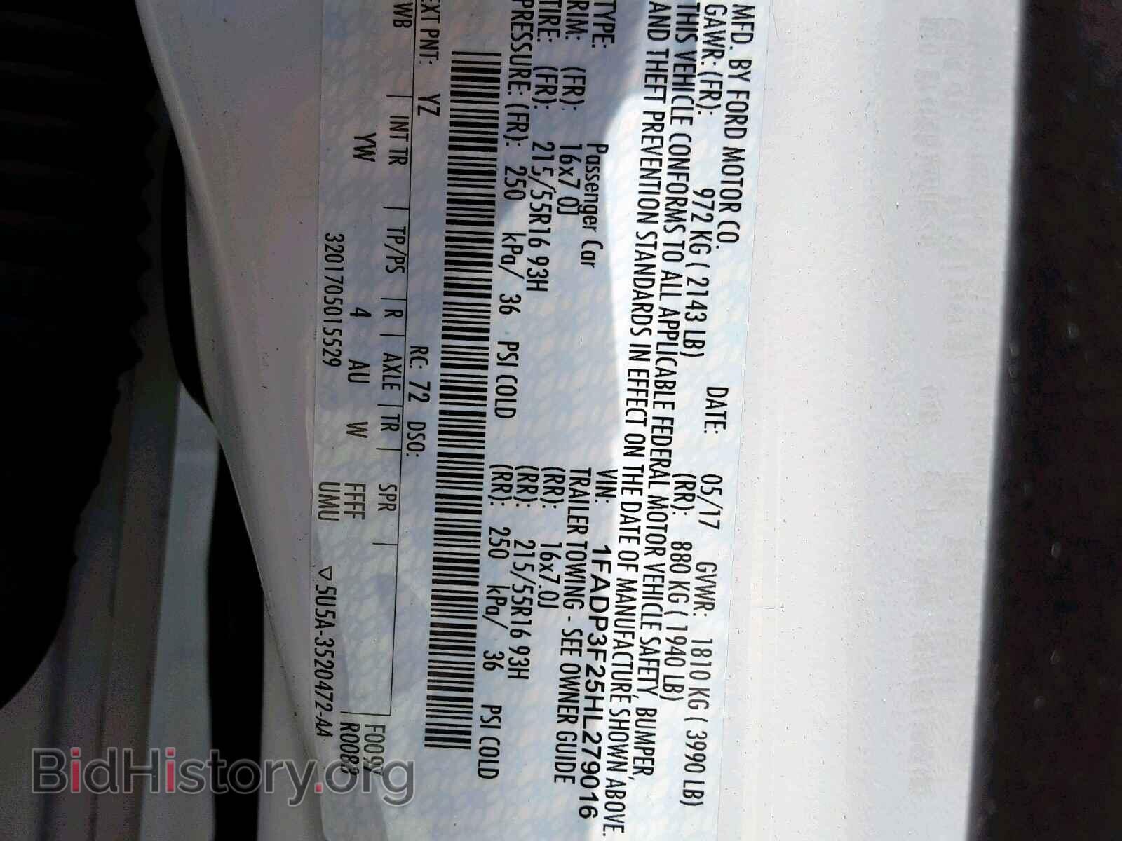 2017 FORD FOCUS SE - VIN: 1FADP3F25HL279016 - Фото 10