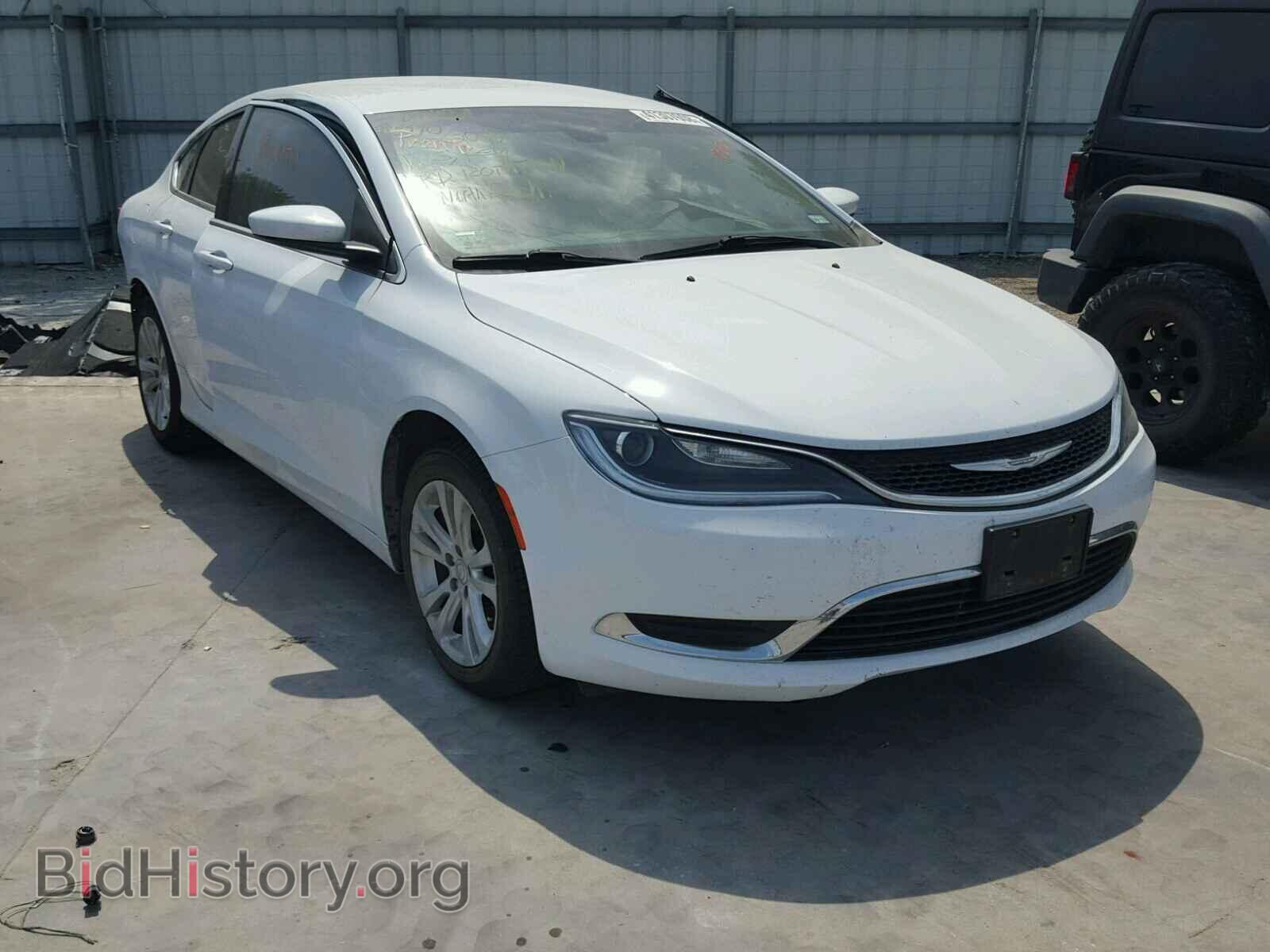 Фотография 1C3CCCAB7GN103620 - CHRYSLER 200 2016