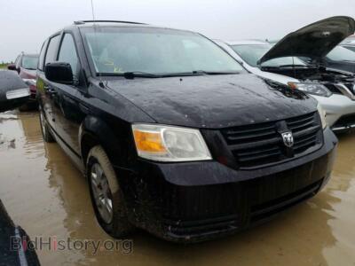 2010 Dodge CARAVAN Grand Cara, черный — VIN 2D4RN4DE3AR222595, Copart