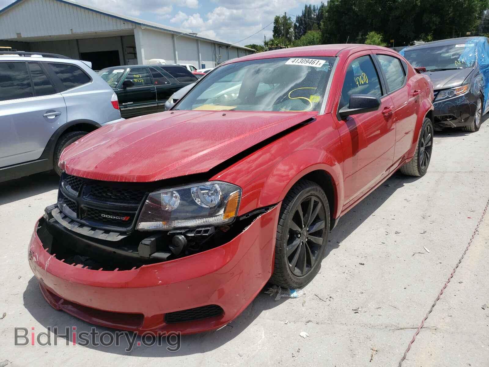 2014 DODGE AVENGER - VIN: 1C3CDZAG5EN138701 - Фото 2