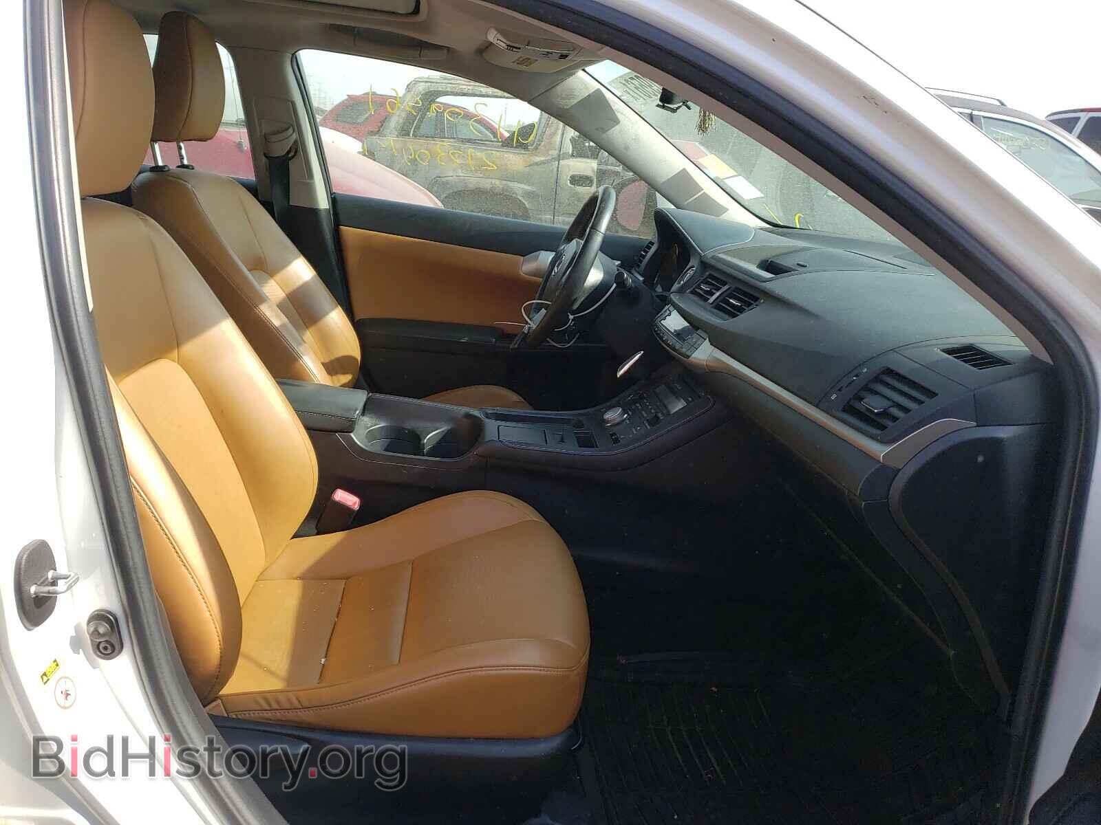 2012 LEXUS CT 200 - VIN: JTHKD5BH6C2073748 - Фото 5