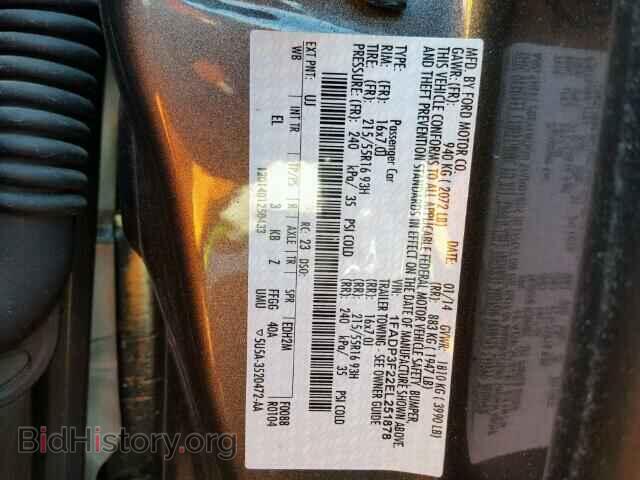 2014 FORD FOCUS - VIN: 1FADP3F22EL251878 - Фото 10