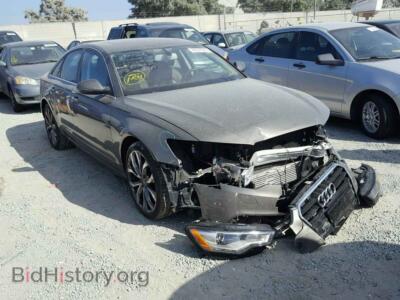 2013 Audi A6, brown — VIN WAUGFAFC5DN155816, Copart